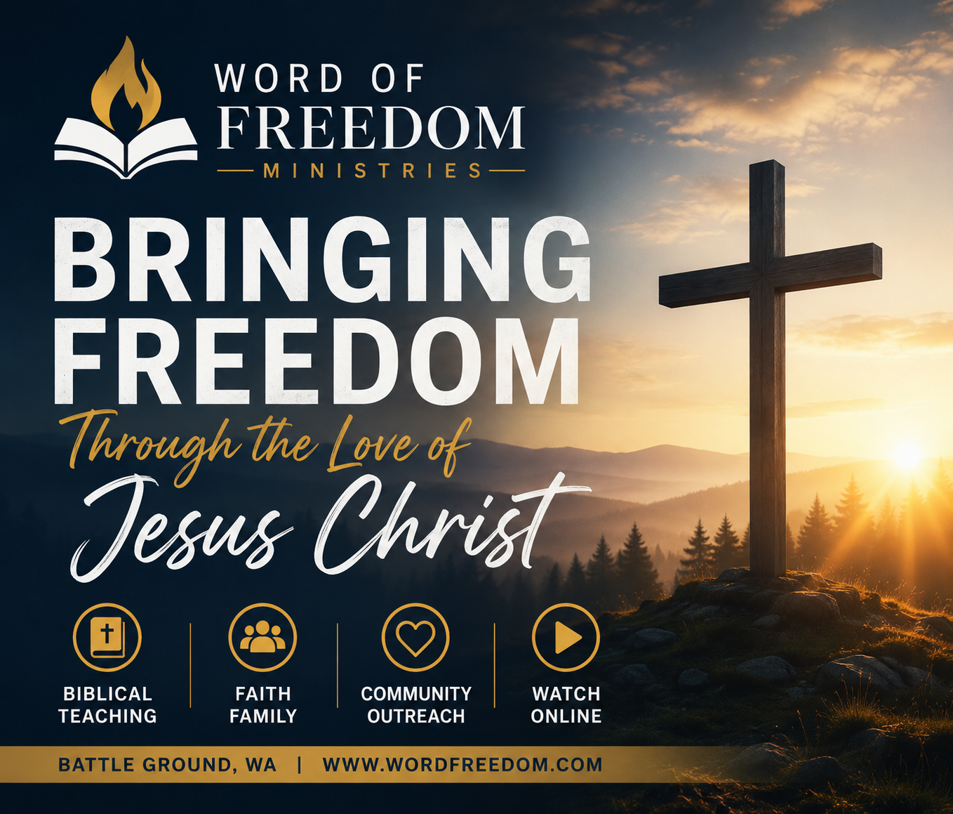 Christian church in Battle Ground WA focused on faith family and biblical teaching